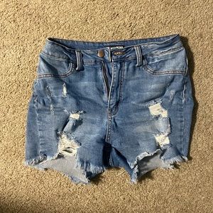 Fashion Nova high waisted jean shorts